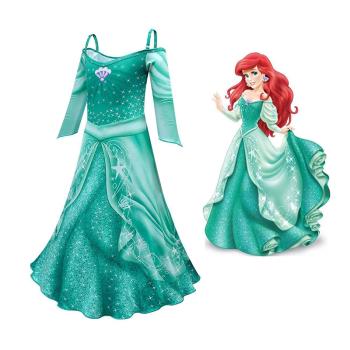 迪士尼Ariel女童愛麗兒公主裙