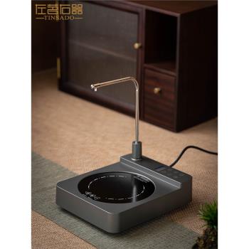 左茗右器自動上水電陶爐定時自動斷電抽水一體玻璃茶壺專用煮茶器