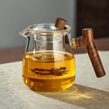 玻璃茶壺耐高溫泡茶壺煮茶壺過濾茶具套裝家用電陶爐花茶日式單壺