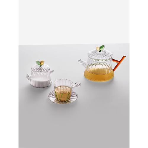 意大利Ichendorf壺進口高顏值北歐水杯創意設計玻璃杯咖啡杯套裝