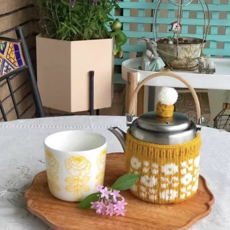 日本制相澤工房Aizawa不銹鋼茶壺茶葉罐功夫茶具家用手作壺帶濾網|茶壺