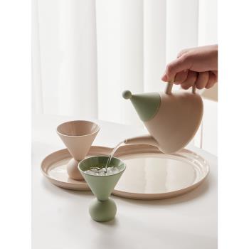 米立風物陶瓷茶具套裝輕奢高檔家用下午茶茶杯泡茶壺喝茶功夫茶具