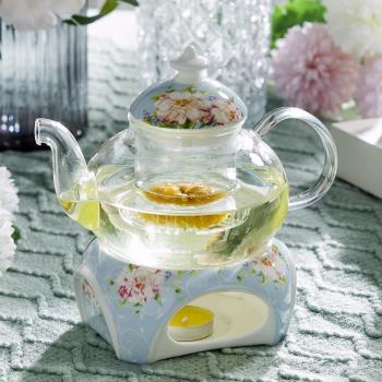 玻璃茶具套裝 耐熱耐高溫玻璃過濾泡茶壺花茶壺茶具煮水壺家用