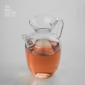 器想耐熱玻璃泡茶壺仿宋執壺公道杯花茶紅綠茶過濾透明分茶器茶具