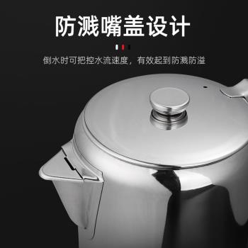港式絲襪奶茶壺不銹鋼手拉茶壺煮咖啡燒水壺工具大容量電磁爐可用