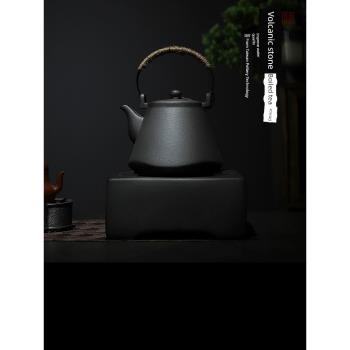 康樂品火山石電陶爐煮茶器提梁壺大容量泡茶壺茶爐燒水壺茶具套裝