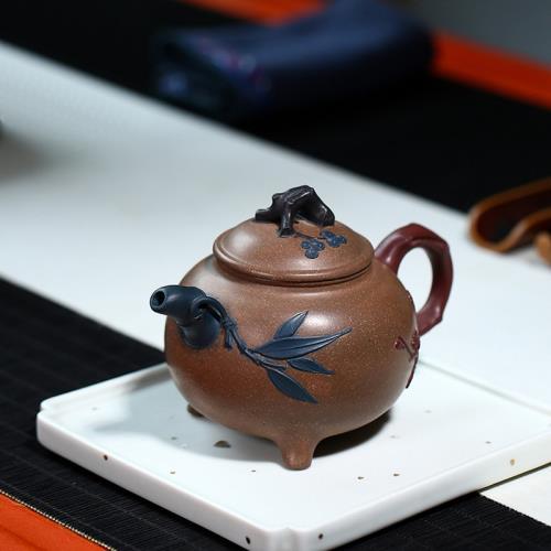 中国茶器 宜興紫砂壶 宜興茶壺 中国茶 茶壺 宜興 紫砂 220cc 天際壺 中国茶 茶壺 宜興 紫砂