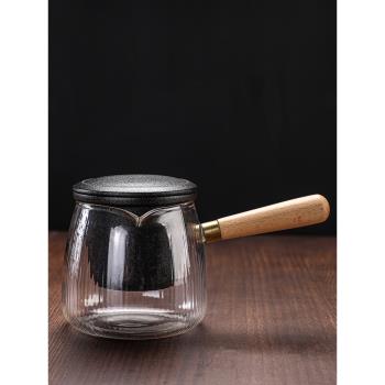 側把玻璃茶壺陶瓷過濾內膽家用茶水分離耐高溫煮泡茶器功夫茶具小