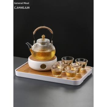 北歐水果茶壺套裝花草茶具英氏輕奢高檔下午茶花茶壺蠟燭加熱養生