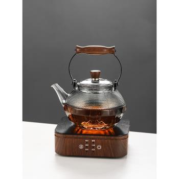 光一玻璃煮茶壺電陶爐煮茶器耐高溫泡茶養生壺家用燒水壺茶具套裝
