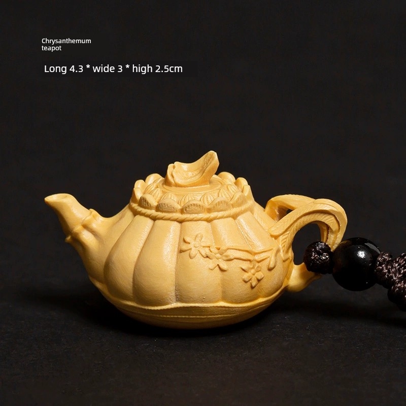 UJ10S05 茶道具 黄楊木 小物入 置物 時代物 唐物 UJ10S05 茶道具 黄楊