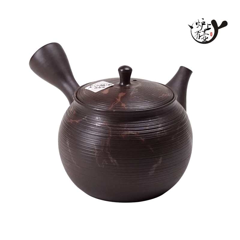 煎茶道具　薩摩　純正錫　山崎製　古錫梅文　急須　時代箱　M　R5009 煎茶道具 薩摩 純正錫 山崎製 古錫梅文 急須 時代箱 M R5009