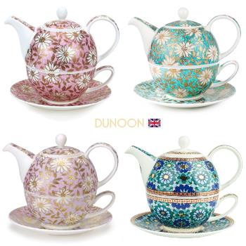 DUNOON英國進口骨瓷茶具套裝英式子母壺家用下午茶壺茶杯套裝茶禮