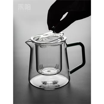 玻璃茶壺耐熱泡茶壺過濾耐高溫煮茶壺水壺套裝泡茶器煮花茶養生壺