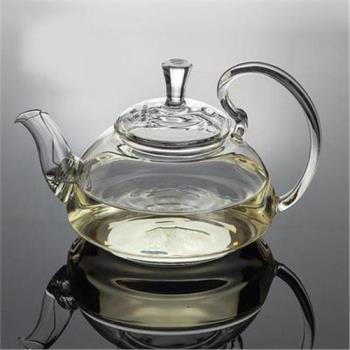玻璃花茶壺耐高溫電陶爐壺煮茶器透明大號壺泡茶高把壺功夫茶具