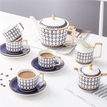 梵芙瑞Vanvery歐式骨瓷咖啡杯下午茶具威基伍德套裝陶瓷茶壺禮盒