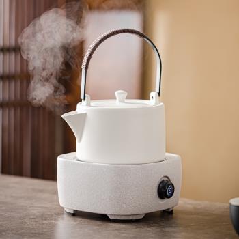燒水壺電陶爐煮茶套裝家用煮茶壺煮茶器陶瓷茶爐電茶壺泡茶提梁壺