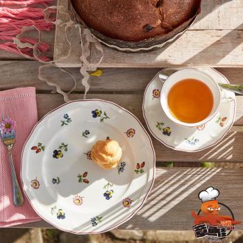 德國VilleroyBoch唯寶小花園碎花瓷餐具盤子碗咖啡杯碟茶杯復古風