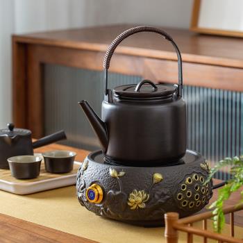 電陶爐煮茶套裝家用煮茶壺煮茶器茶爐陶瓷電茶壺提梁泡茶壺燒水壺