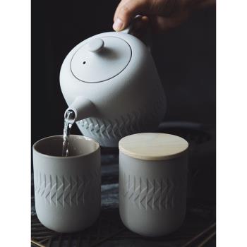思醒索引咖啡杯碟日式和風陶瓷