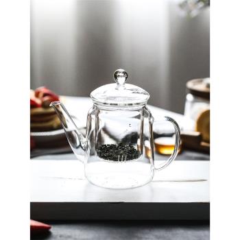 套裝玻璃茶壺茶水分離泡茶專用加厚耐高溫水杯家用明火小水壺