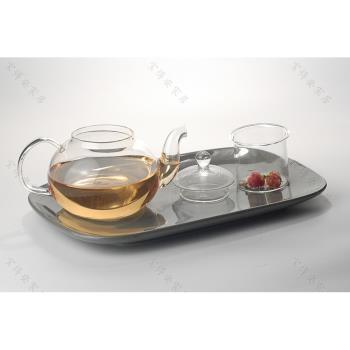 茶壺耐熱玻璃茶具套裝功夫茶具耐高溫玻璃花茶壺水果壺中式花茶壺