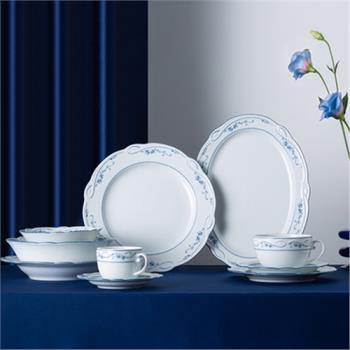 新款 德國進口Seltmann Weiden藍色藤蔓系列餐盤餐碟餐具套裝 碗