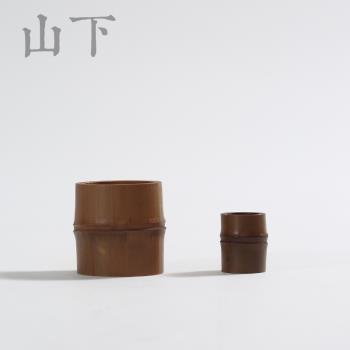 鐵壺竹製蓋置紫砂壺蓋擱置壺茶置節節蓋置蓋碗茶壺蓋託茶道零配件