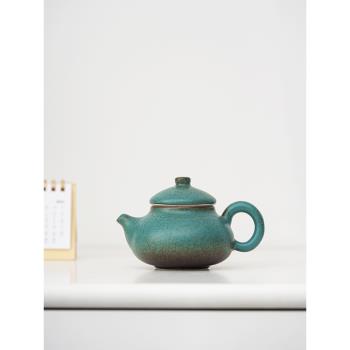 日式功夫茶具茶壺單壺家用茶具客廳辦公室復古帶過濾泡茶器泡茶壺
