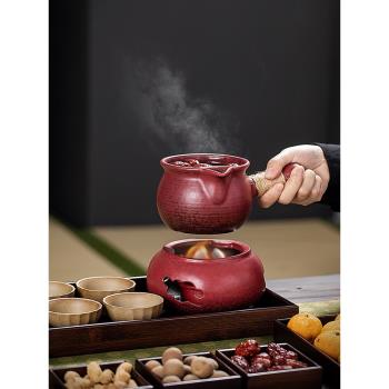 罐罐茶酒精燈爐煮茶器室內明火養生圍爐煮茶壺烤火爐戶外奶茶套裝