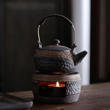 粗陶套裝中式手工復古茶壺