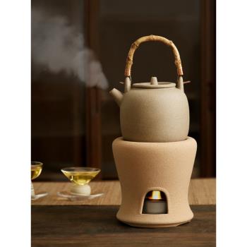 九土復古燒水爐戶外燒茶煮茶器溫酒爐家用酒精茶爐保溫火爐煮茶壺