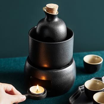 陶瓷日式復古家用溫茶器底座蠟燭