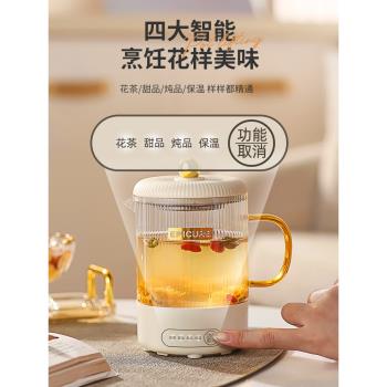 玻璃小型辦公室養生壺多功能家用保溫全自動加厚煮茶器燒水煮茶壺