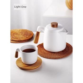 光一陶瓷茶壺茶具家用泡茶套裝大容量耐高溫燒水壺單壺過濾沏茶壺