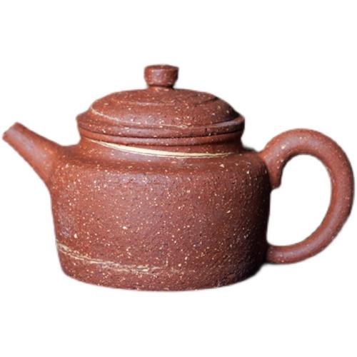 榮昌陶粗陶絞紋德鐘壺郭紹全全純手工茶具四大名陶泡茶壺非紫砂壺|茶壺