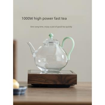 中式古法一人煮茶器煮茶爐玻璃茶壺耐高溫泡茶具套裝電陶爐電磁爐