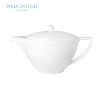 英國Wedgwood威基伍德JasperC白色骨瓷茶壺 歐式純色高檔高級茶具