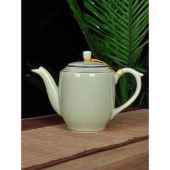 茶壺單壺大號不銹鋼過濾家用辦公耐高溫過濾陶瓷茶壺花茶泡茶大壺