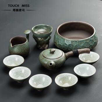 Touch Miss日式粗陶茶具功夫茶器辦公客廳套裝茶杯茶壺現代陶瓷器