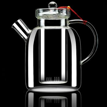 全自動電陶爐大容量玻璃壺煮茶器煮茶爐燒水壺耐高溫泡茶加厚茶壺