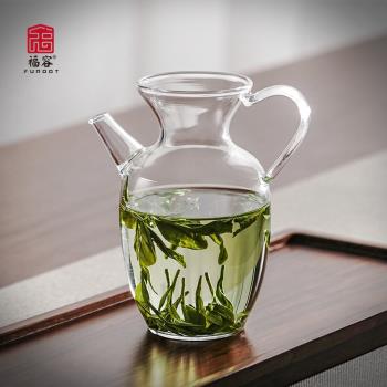 泡綠茶專用茶具仿宋玻璃壺透明加厚小青柑茶壺執壺泡茶器茶杯套裝