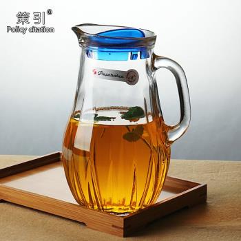 帕莎土耳其進口玻璃水壺家用客廳餐桌酒店果汁瓶茶壺家用大冷水壺