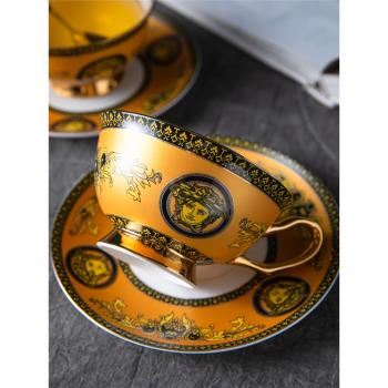 陶瓷骨瓷高顏值咖啡杯歐式高檔精致奢華設計感英式下午茶茶具套裝