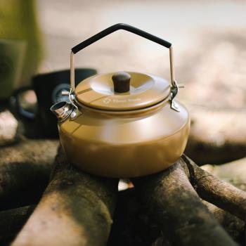 千風戶外迷你不銹鋼燒水壺0.6L便攜煮水壺咖啡壺泡茶壺輕量化
