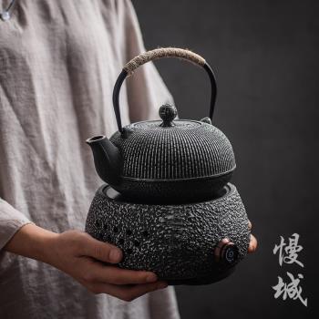 日式電陶爐煮茶器套裝家用鐵壺