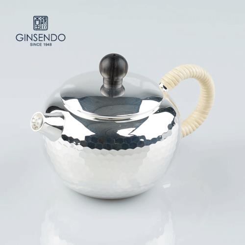 銀壺銀川堂純銀999純手工泡茶壺日本進口家用茶道西施壺中式茶具|茶壺