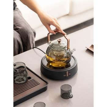 煮茶壺玻璃紅茶泡茶壺耐高溫電陶爐煮茶茶具套裝家用煮茶器煮茶爐