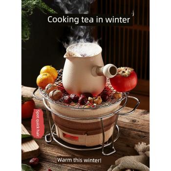 圍爐煮茶罐罐茶煮茶器茶具套裝家用室內功夫小茶壺陶瓷炭火小爐子