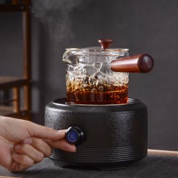 電陶爐家用煮茶器玻璃煮茶壺復古日式茶壺小型燒水壺陶瓷煮茶套裝